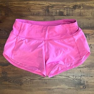 Lululemon Speed Up Low Rise Lined 2.5” Shorts - Size 0 / Sonic Pink